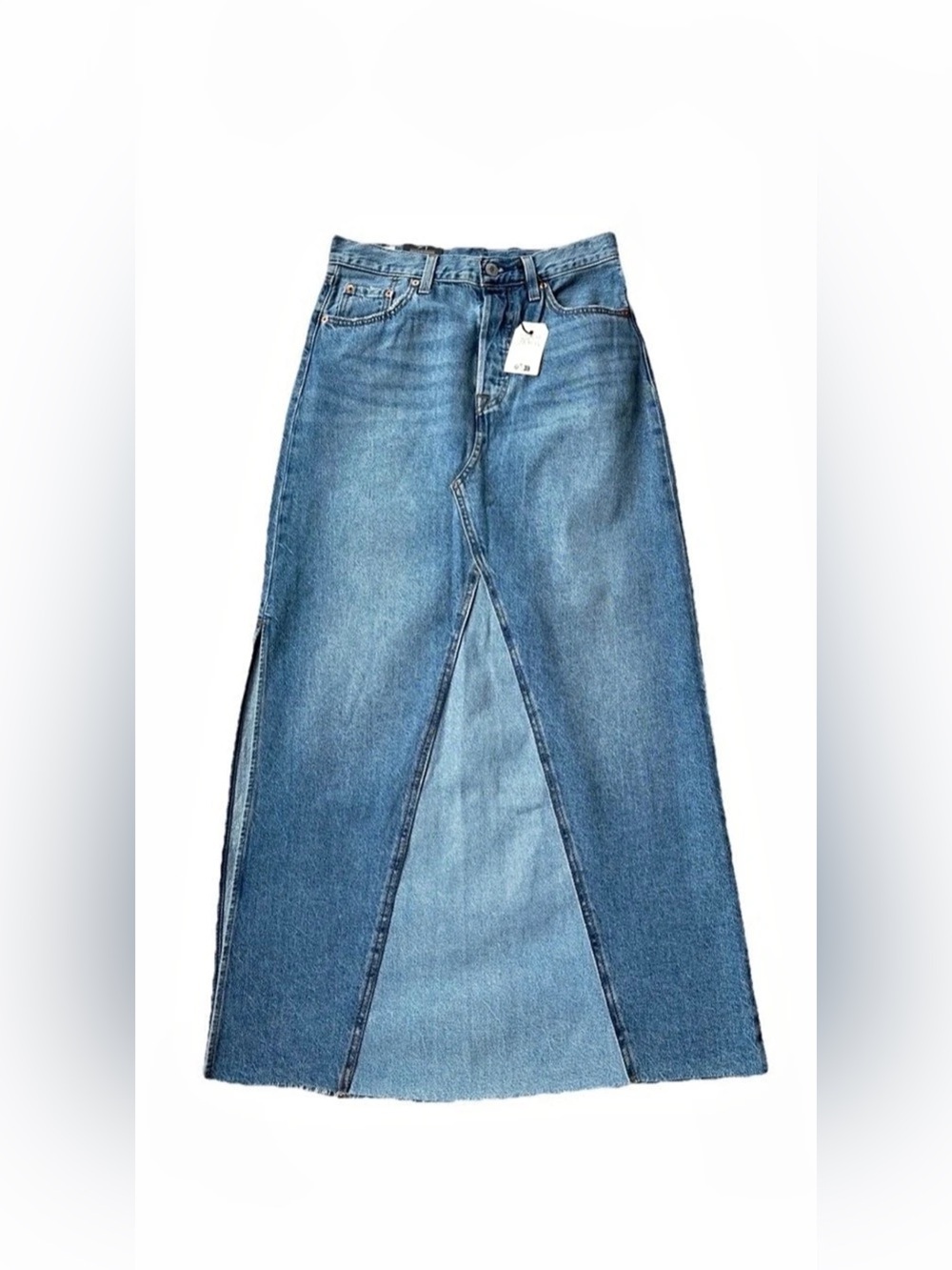 Levi's Long Icon Skirt Women's Blue Denim Maxi Skirt